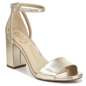 Circus by Sam Edelman Oleana Jute Gold Block Heels